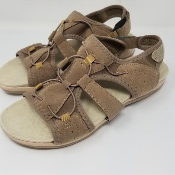 New Adjustable Sandals Lightweight  Brown Women's Size 8.5 - Picture 7 of 9